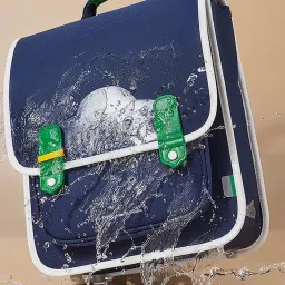 Little Surprise Box Blue Solid Medium Backpack image 4