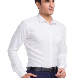 Park Avenue White Regular Fit Shirt image 4