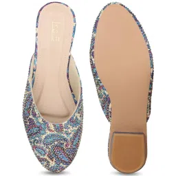 Inc.5 Women's Blue Mule Shoes image 4