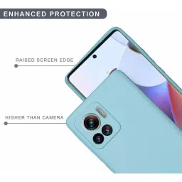 Sprig Liquid Silicone Back Cover for Motorola Edge 30 Ultra (Green) image 4