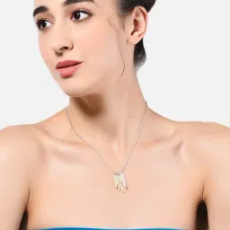 Zaveri Pearls Silver Tone Contemporary Party Bling Pearls Chain-ZPFK10438-image-37