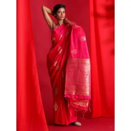 Beatitude Pink Banarasi Saree-picture-10