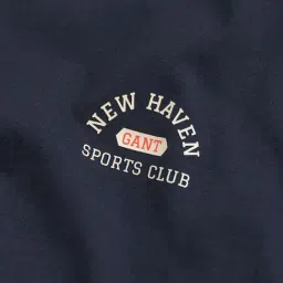 Gant Boys Blue Cotton Printed T-Shirt image 3