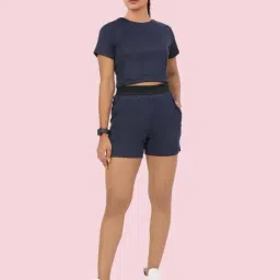 Enamor Blue Sports Shorts-picture-47