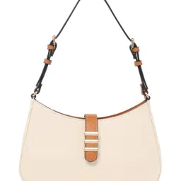 Forever New Canvas and Tan Celina Medium Shoulder Bag-image-0