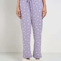 Dreamz By Pantaloons Purple Comfort Fit Printed Pyjamas-image-79