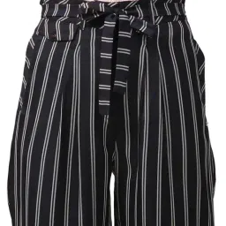 Elle Black Relaxed Fit Capris image 5