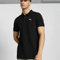 Puma Black Regular Fit CR Travel Polo T-Shirt-picture-27