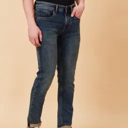 Being Human Blue Cotton Skinny Fit Jeans-picture-31
