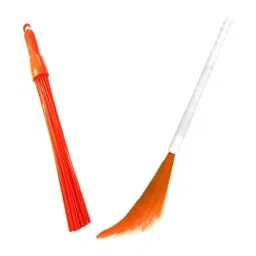 JEEBU Orange 108 cm Adjustable Plastic Kharata & Phool Broom (Pack of 2)-picture-27