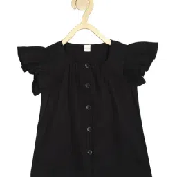 Peter England Kids Black Solid Top-picture-24