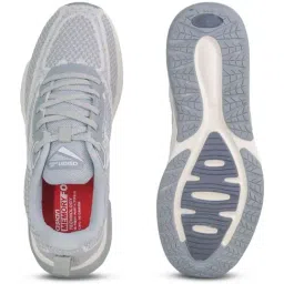 Asian Men's POWERPLAY-22 White & Grey Running Shoes image 4