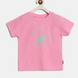 Beverly Hills Polo Club Kids Pink Printed T-Shirt-image-21