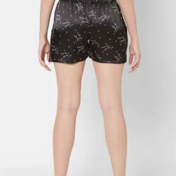 Sweet Dreams Black Printed Shorts image 2