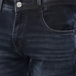 V-Mart Men Regular Fit Mid-Rise Light Fade Stretchable Jeans image 4