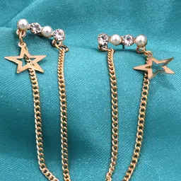 VAGHBHATT Stainless Steel Rhinestone Classic Drop Earrings-picture-37