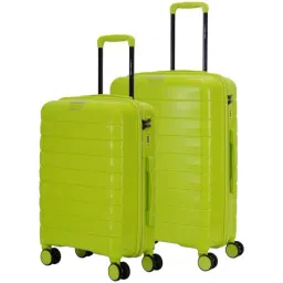 Nasher Miles Vienna Hard-Sided Luggage Set of 2 Neon Lime Trolley Bag (55 & 65 cm)-picture-18