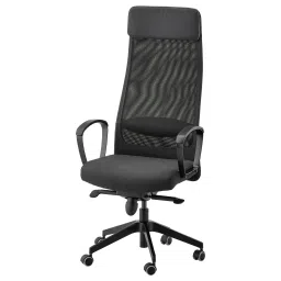 ikea markus Office chair, Vissle dark grey, Medium-picture-11