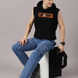 LEON Men Printed Hooded Sweatshirt image 3