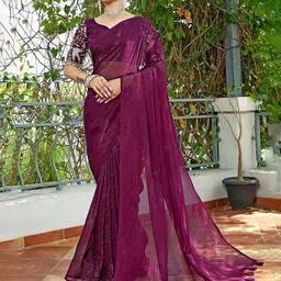 K 5 Fashion Pure Chiffon Saree-picture-33