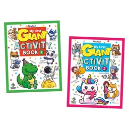 My First Giant Activity Books, Space, Unicorns, Dinosaurs, Coding, Robotics & more, Set of 2 Books - English-image-8