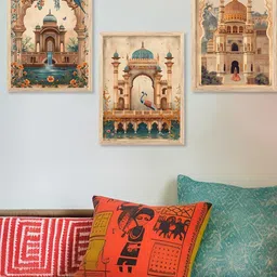 walllane Traditional Wall Art With Frame Home Decor Wall Painting For Living Room Office Bedroom-picture-39