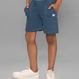 Mi Arcus Cotton Spandex Peanuts Featuring Snoopy  Shorts - Blue image 5