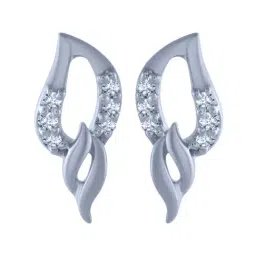 P.C. Chandra Jewellers 14 kt Gold & Diamond Earrings-picture-16