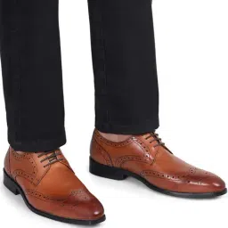 Hats Off Accessories Men's Tan Oxford Shoes-picture-17