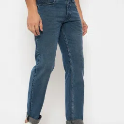 Duke Blue Blended Regulat Fit Washed Jeans image 4