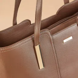 Code by Lifestyle Brown Printed Totes image 4