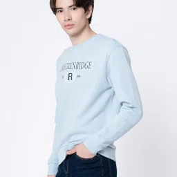 Red Tape Blue Regular Fit Graphic Sweatshirt image 4