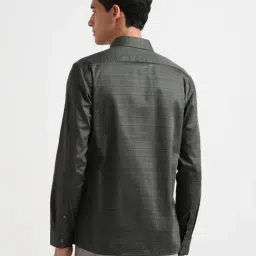 Arrow New York Green Cotton Slim Fit Printed Shirt image 2