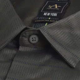 Arrow New York Green Cotton Slim Fit Printed Shirt image 5