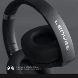 Lenyes LH26 ANC Over Ear Bluetooth Headphones with Active Noise Cancellation (Black) image 4