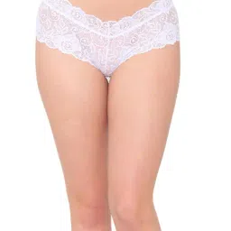 N-Gal White Lace Hipster Panty-image-59