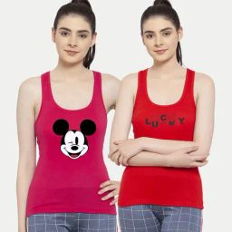 Friskers Multicolor Printed Camisole (Pack Of 2)-picture-44