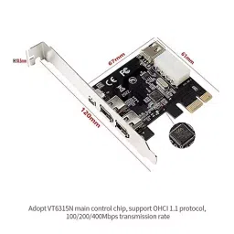 PremiumAV PCI Express Firewire Card, MST-1225 image 5