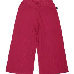 Allen Solly Junior Maroon Self Pattern Trousers-picture-44