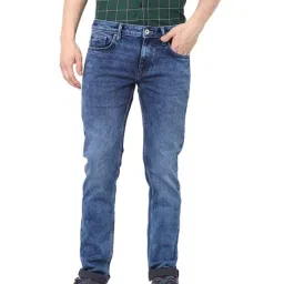 celio celio* Blue Slim Fit Lightly Washed Jeans-picture-37