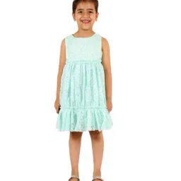 KidsDew Kids Mint Green Lace Dress-picture-22