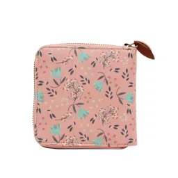 Chumbak Pink Floral Small Wallet for Women-image-52
