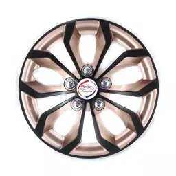 Auto Pearl Car Black Copper Wheel Cover Caps 35.56 cm (14 Inch) Press Type Fitting Compatible with Bolt-image-94
