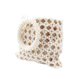 Odette White Woven Handbag image 4