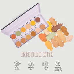 C2P PROFESSIONAL MAKEUP Ultra HD 12 in 1 Supraemeshield Must Have Concealer Palette - 42 gm image 3