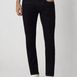 Peter England Black Cotton Slim Fit Jeans-image-14