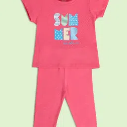 MINIKLUB Kids Pink Printed Top with Pants-picture-32