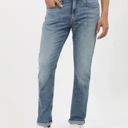Calvin Klein Jeans Blue Cotton Regular Fit Jeans-picture-29