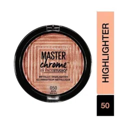 Maybelline New York Face Studio Master Chrome Metallic Highlighter - Molten Rose Gold,6.7 g image 3