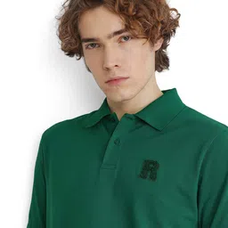 RARE RABBIT Men Solid Polo Collar Cotton T-shirt-picture-34